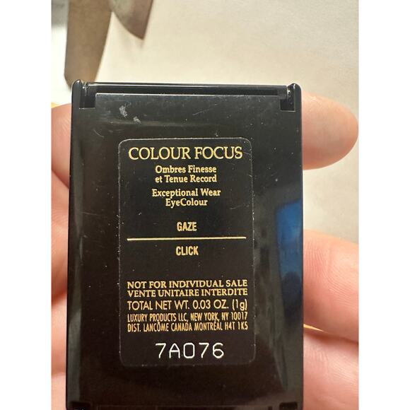 NOS Lancome Color Focus Exceptional Wear Eye Shadow Gaze and Click .03 oz - Picture 2 of 4